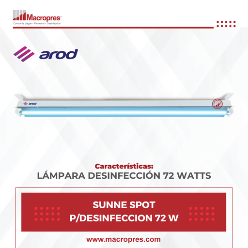 [AROD-72] SUNNE SPOT P/DESINFECCION 72 W