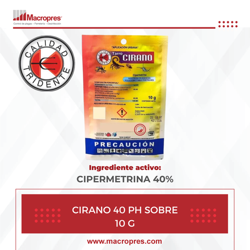 [TRID-08] T-CIRANO 40 PH SOBRE 10 G ( 6 X 25 )