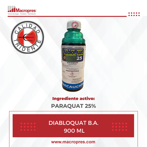 [TRIA-33] T-DIABLOQUAT B.A. 900 ML X 15