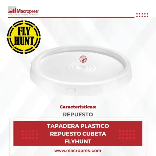 [FLYH-04] TAPADERA PLASTICO REPUESTO CUBETA FLYHUNT