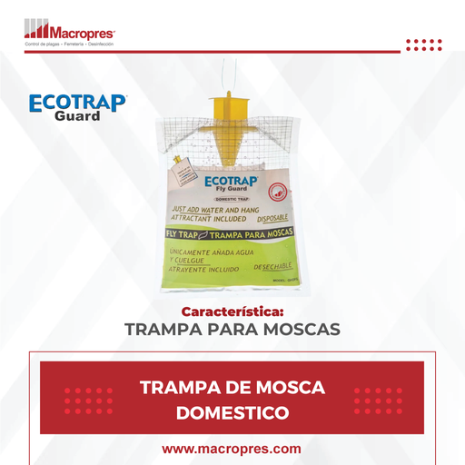 [ECOT-01] TRAMPA DE MOSCA DOMESTICO