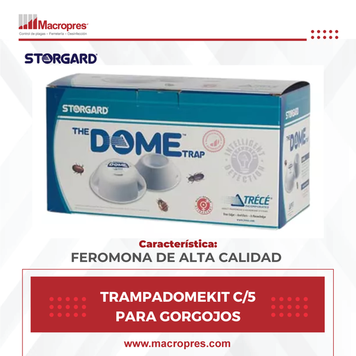 [STOR-05] TRAMPA DOME KIT C/5 PARA GORGOJOS