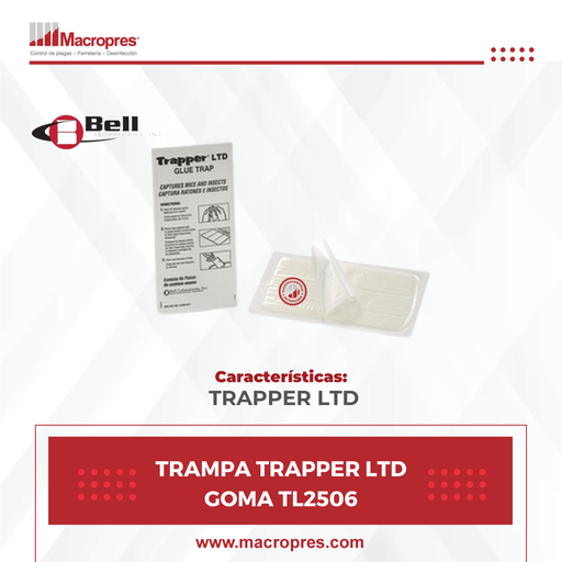 [BELL-29] TRAMPA TRAPPER LTD GOMA TL2506 X 72 ( 18 X 72 )
