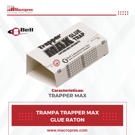 [BELL-07] TRAMPA TRAPPER MAX GLUE RATON/INSECTO 65585 X 72 ( 18 X 72)