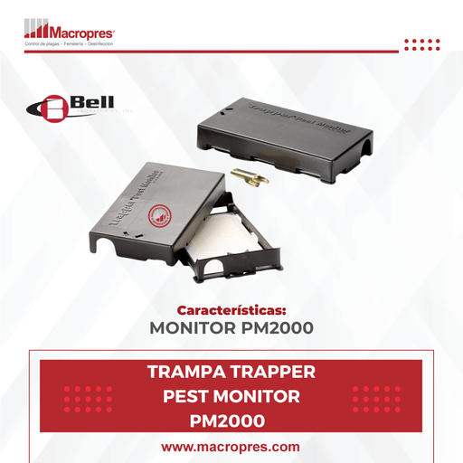 [BELL-33] TRAMPA TRAPPER PEST MONITOR PM2000 X 12